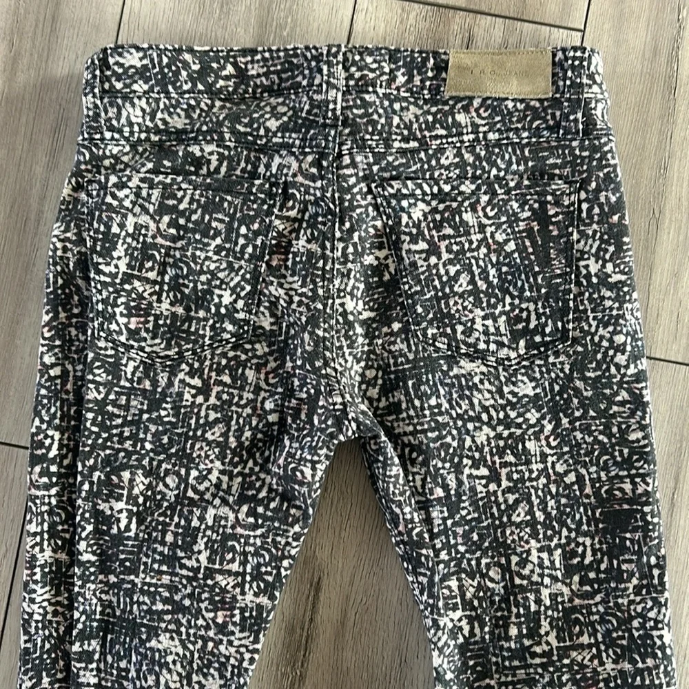 IRO Abril Print slim skinny Jeans denim intermix size 26